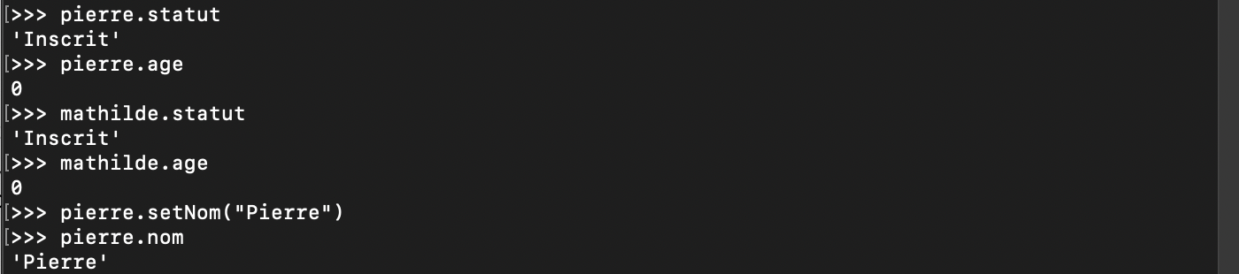 Accéder aux attributs et méthodes d’un objet en Python