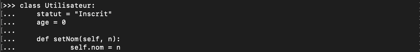 Création d’une classe en Python orienté objet